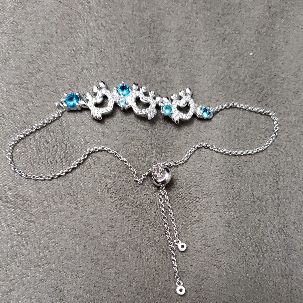 Sterling Silver Crab Adjustable Bracelet